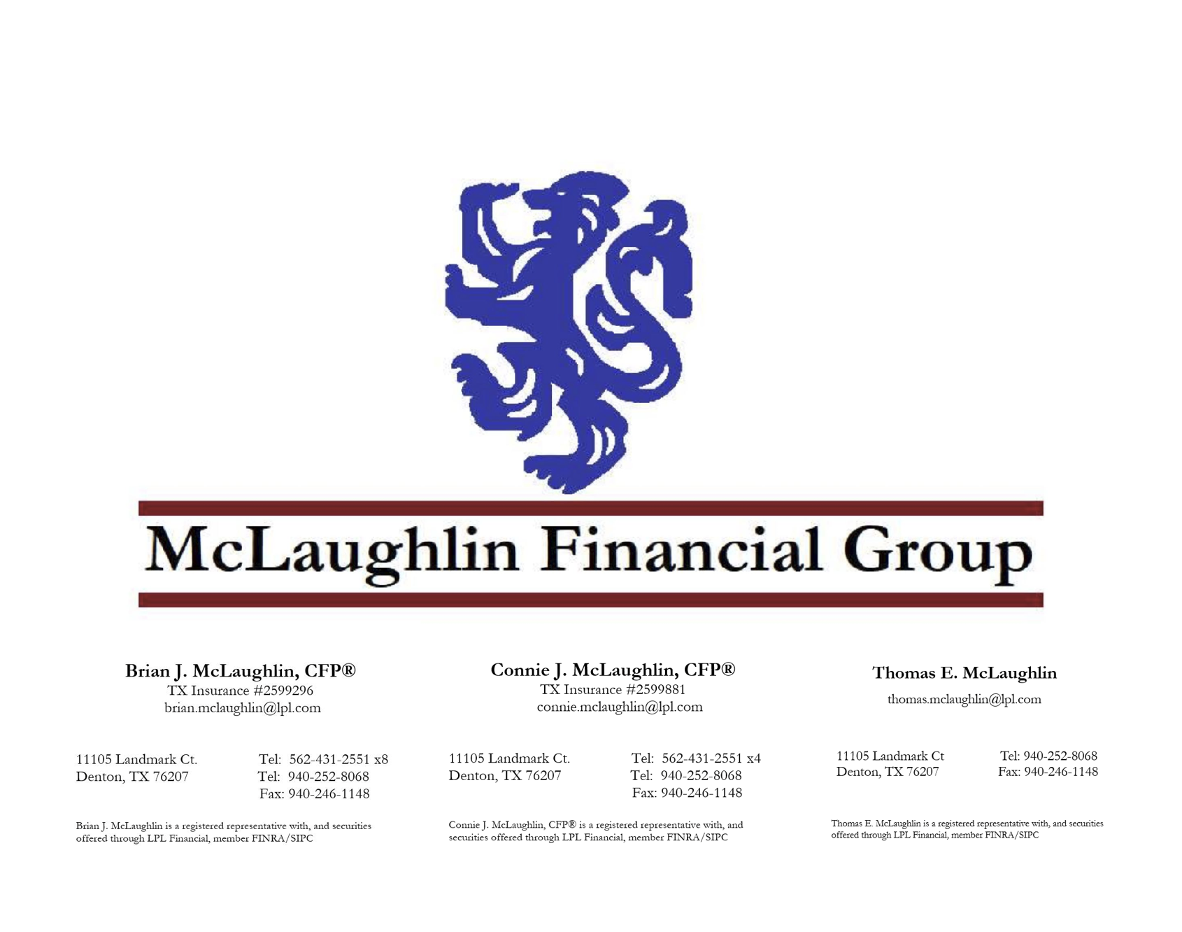 McLaughlin Financial Group Banner
